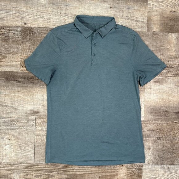 Lululemon Men’s Performance Collared Polo Shirt M? Blue - Picture 1 of 8